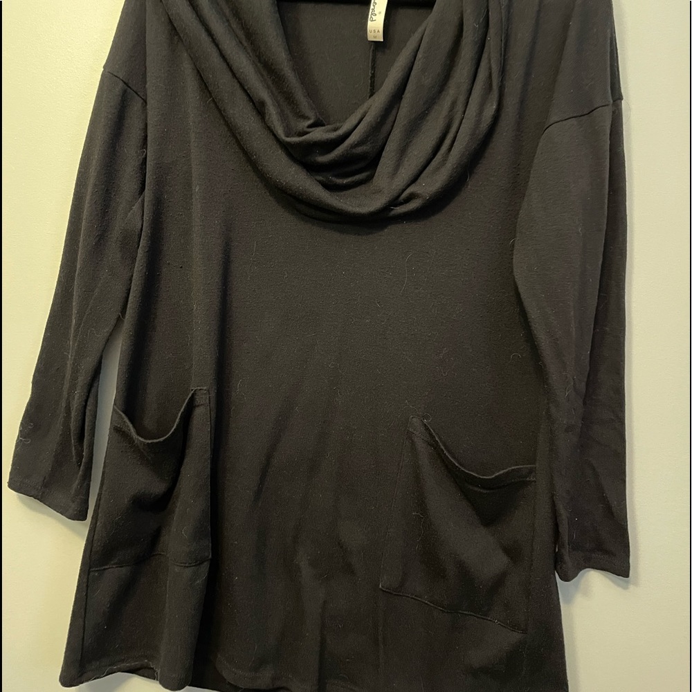 Black Knit Tunic